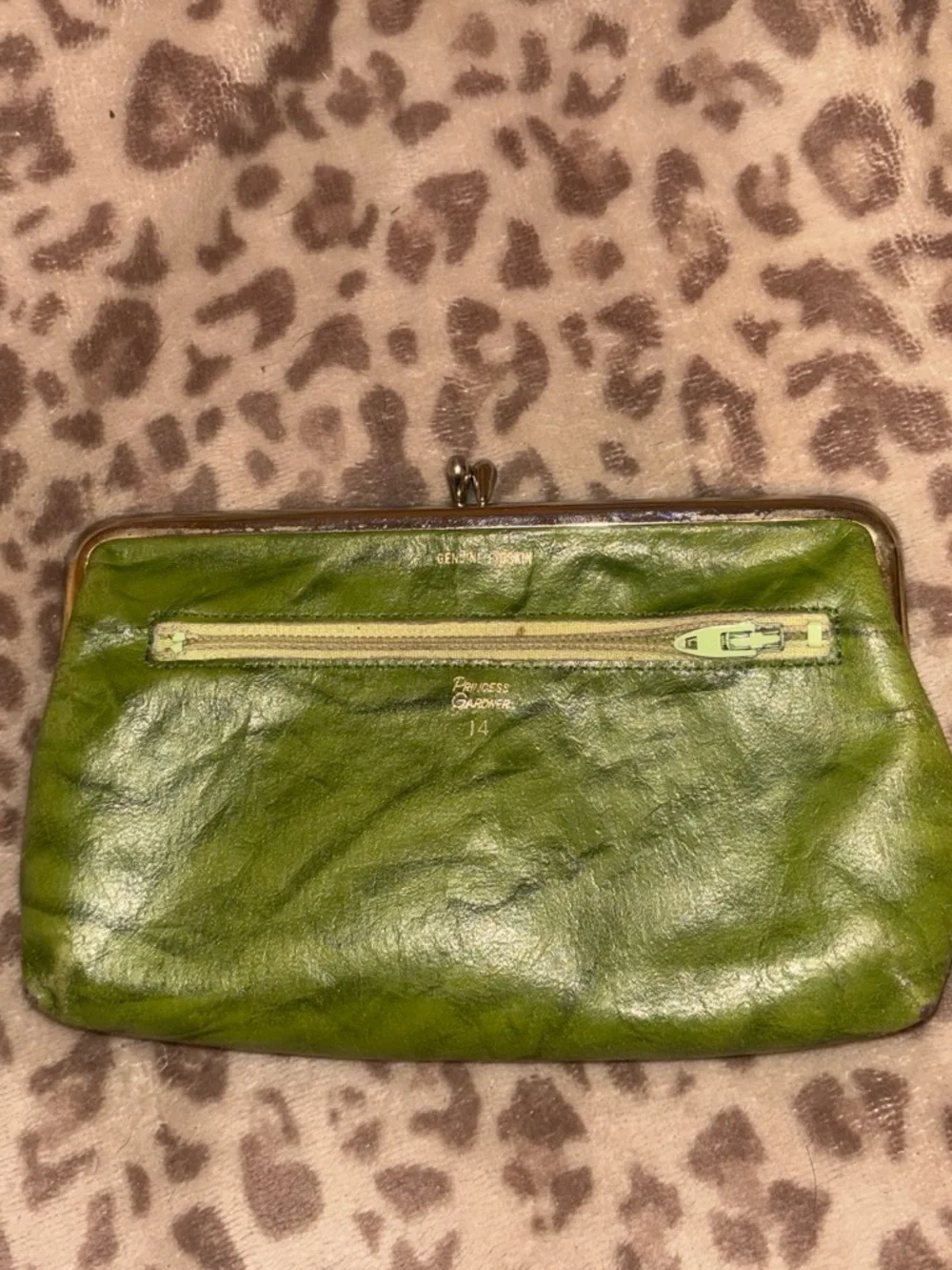 Vintage 60s Genuine Pigskin coin purse